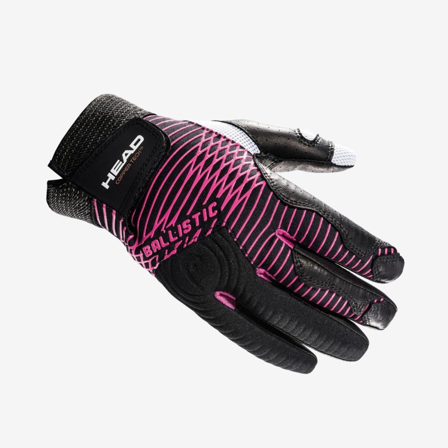 Racquetsports HEAD Gloves | Head Ballistic Ct Pink Racquetball Gloves